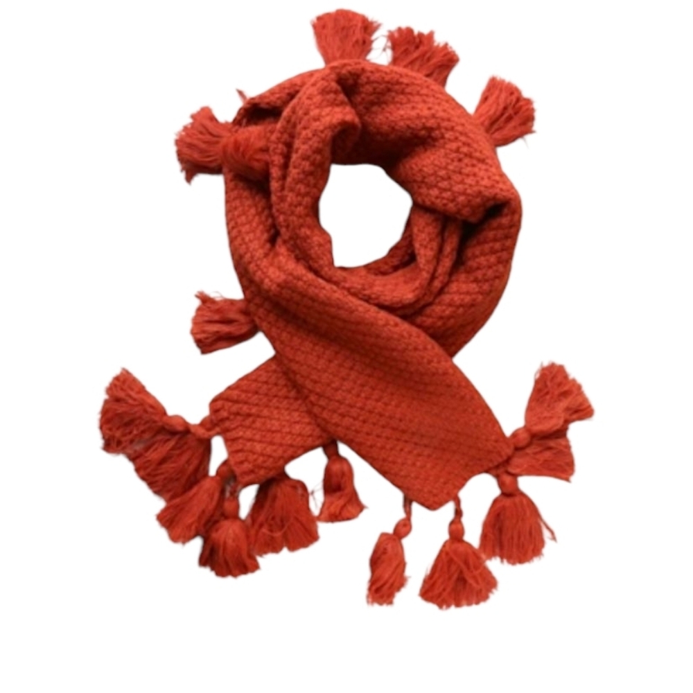 Women's Lulu's Chunky Knit Tassel Scarf NWT